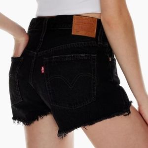 Levi's 501: Distressed Denim Shorts